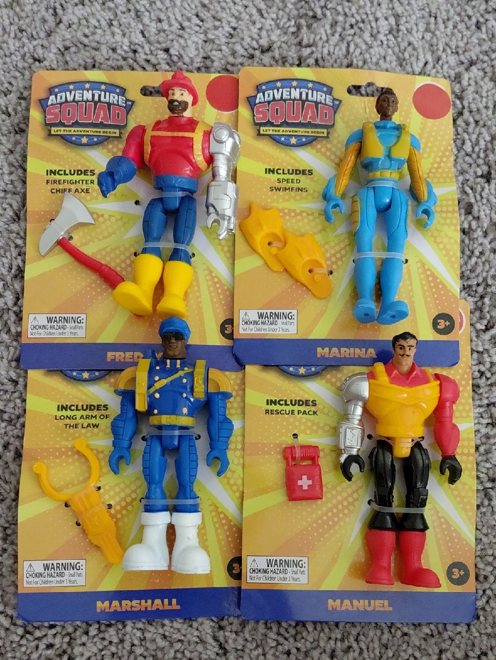 Adventure Squad Kids Action Figures Set
